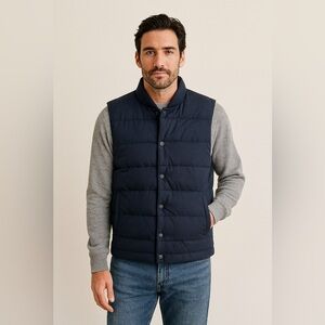 556 Mizzen+Main Men's York Vest Size Medium Color Blue